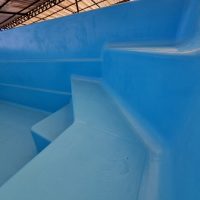 Piscina de fibra de vidrio Fibro Splash modelo Austral de 6 x 2.9 metros azul 2