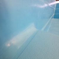 Piscina de fibra de vidrio Fibro Splash modelo Austral de 6 x 2.9 metros azul 3