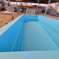 Piscina de fibra de vidrio Fibro Splash modelo Austral de 6 x 2.9 metros azul 7