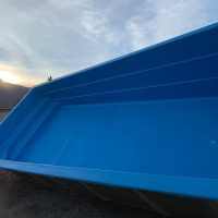 Piscina de fibra de vidrio Fibro Splash modelo Corbeta 7 x 3.4 metros color azul 2